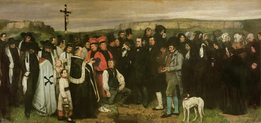 Ein Begräbnis in Ornans, 1849-50